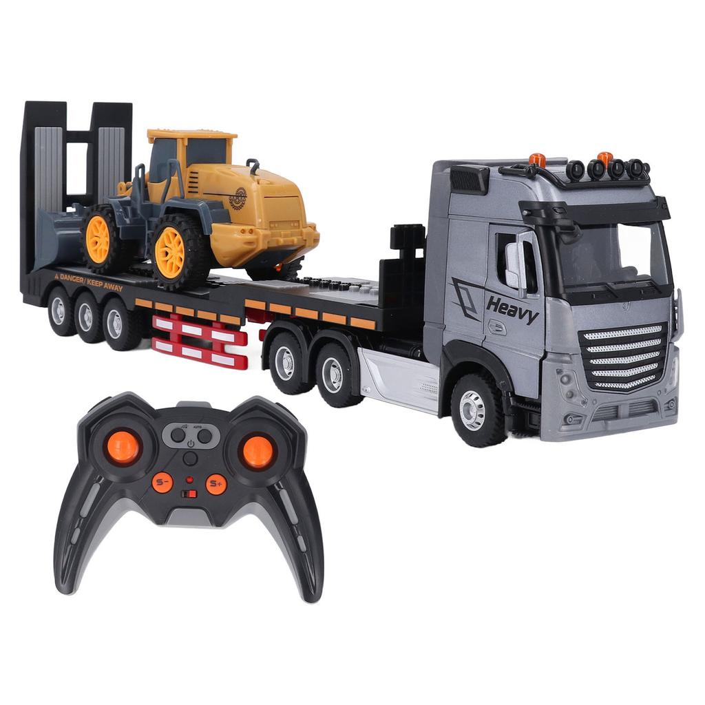 Детский однослойный игрушечный транспортный грузовик с 9 каналами, светом и музыкой, игрушечный транспортный автомобиль с открывающейся дверью