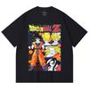 230 г/м² 100% хлопок Dragon Ball V56 Принт Goku Унисекс Тяжелая хлопковая футболка