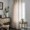 Bohemian Curtain with Tassels Single Panel Easy Hanging with A Rod Pocket & Loop for Farmhouse, Office & Living Rooms 1 Panel
