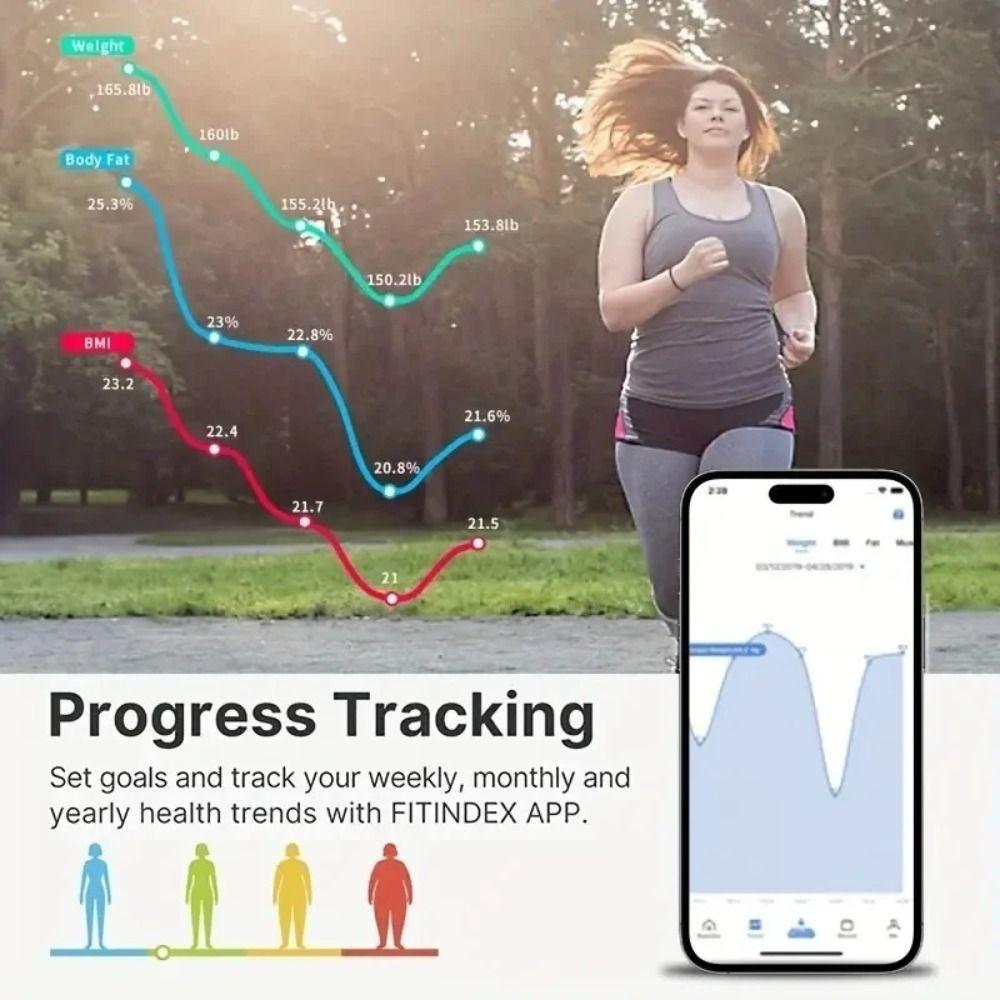 Bluetooth электронные весы беспроводные весы для измерения жира в организме рождественский подарок домашние весы для измерения веса человеческого тела