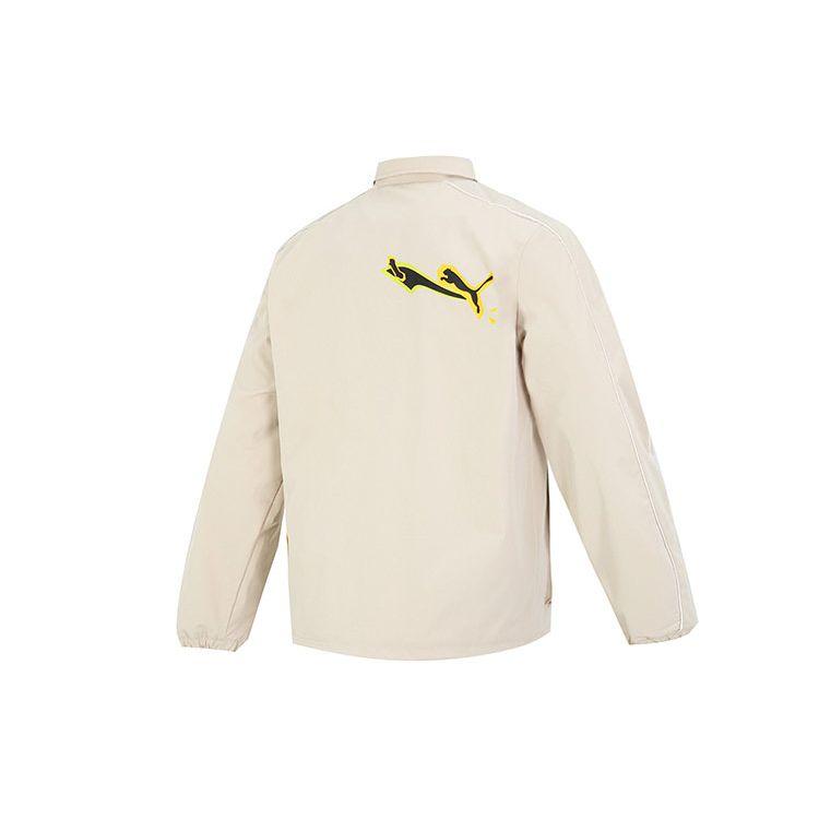 Puma Classics Street Sport Woven Jacket Men Jackets Off-White 539969-88