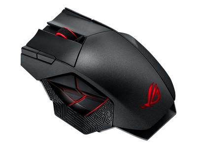Asus Мышь для MMO-игр с 6 кнопками на левой стороне ROG SPATHA High-end беспроводная/проводная L701-1A