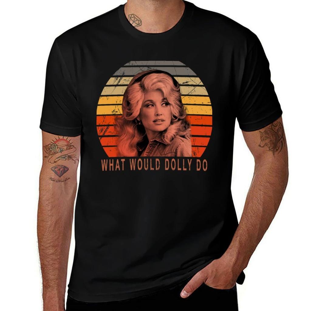 Dolly Parton TShirt Casual Daily Wear Short Sleeve Top