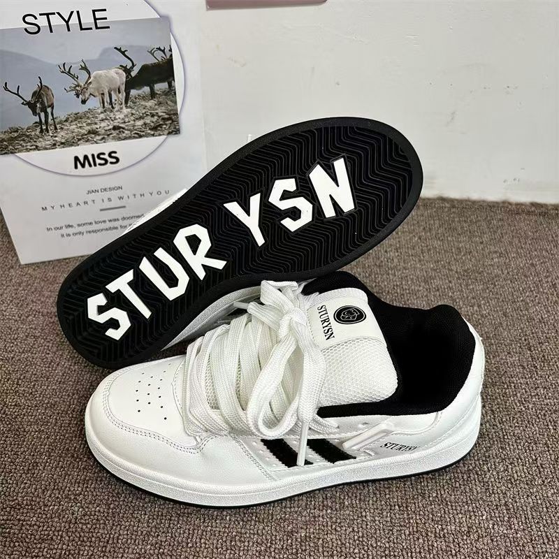 Модные кроссовки для скейтборда, прогулочные кроссовки для мужчин и женщин, дышащие кроссовки для хлеба, повседневные кроссовки с толстым язычком