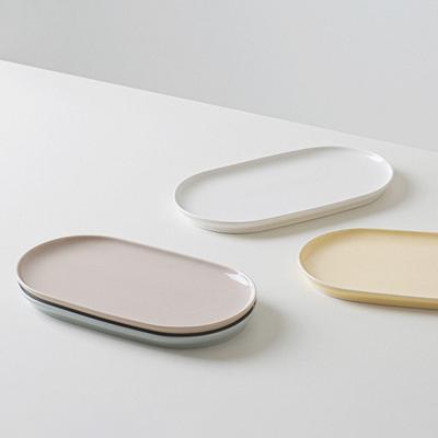 Tackaon Unique Daily Oval Plate [4colors] Бранч Десерт Красивая тарелка Овальный набор овальных тарелок