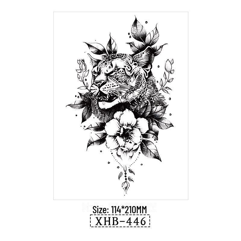 3D реалистичные временные татуировки-наклейки с изображением бабочек, тигров и змей