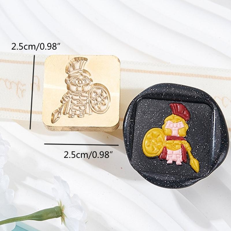 Fairy Pattern Wax Stamp Head, Waving Textured Wax Seal Stamp Head Replacement for Invitations Letter Envelope