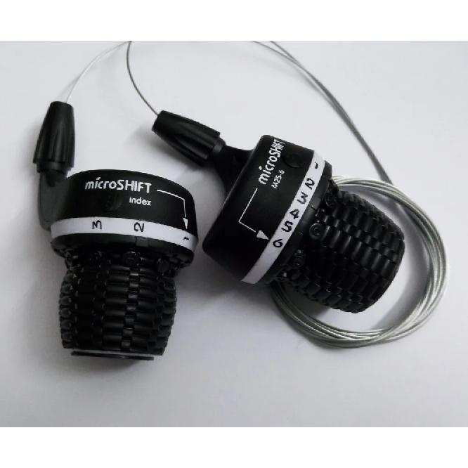 MicroSHIFT MS25-6 Поворотные манетки MTB Велосипедные 1-3 $1-6 Скоростные Боковые Поворотные Ручки Переключения Передач Триггерные Переключатели DIP