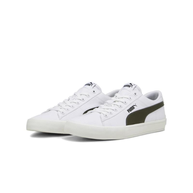 Puma Bari Повседневные Унисекс Текстиль Синтетическая Кожа Комфорт Универсальные Тонкая Подошва Низкие Кеды для Скейтбординга Белый Серый 389383-06