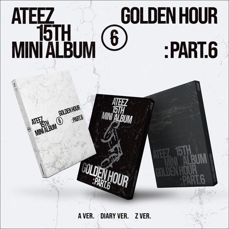 [Предзаказ] [ПОДАРОК С САЙТА] ATEEZ 15-й МИНИ-АЛЬБОМ GOLDEN HOUR Часть.6 Официальный Запечатанный Альбом + Бесплатный Подарок
