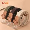 Elastic Belts For Woman Canvas Stretch Belt Solid Color High Quality Fashion Casual Jeans Webbing Ladies Tactical Strap DT050