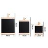 Mini Drawing Chalk Collapsible Writing Black Pine Wood Easel Wooden Boards Blackboard Chalkboard