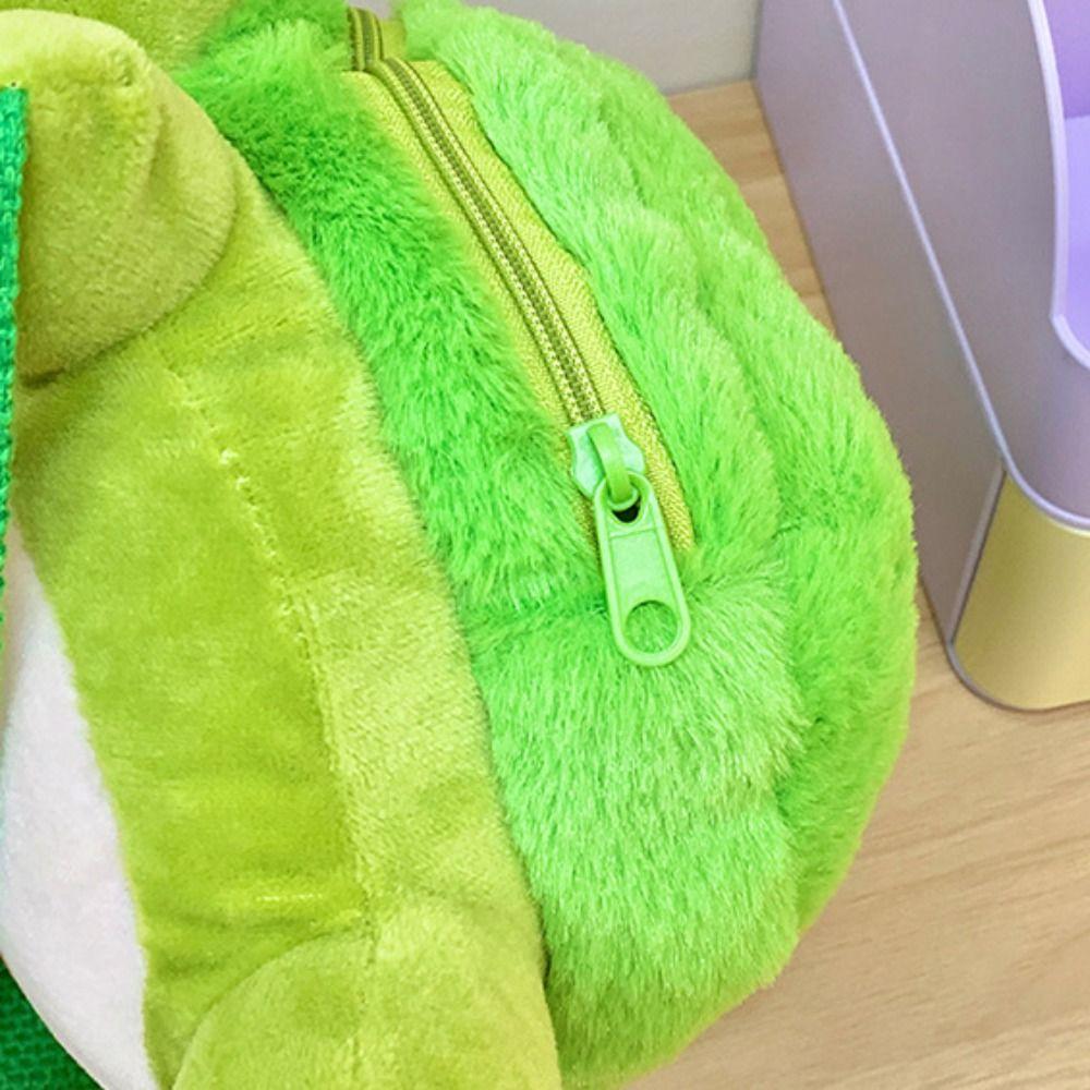 Doll Children Backpack Plush Cartoon Animal Shoulder Bag Creative Turtle Crossbody Bag Gift