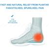 2 Pairs Silicone Gel Heel Pads for Plantar Spur Pain Relief Shock Absorption U-Cup Insole Cushions for Foot Comfort