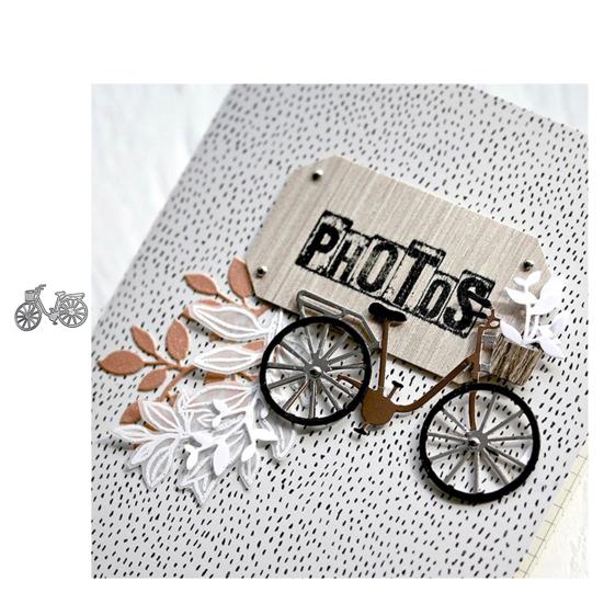 Форма велосипеда для резки штампа DIY скрапбукинг трафаретная форма инструмент для тиснения бумаги для поздравительных открыток