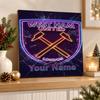 West Ham United FC Custom Name Text 5D Diamond Painting Kit DIY Full Drill Diamond Art Decoration