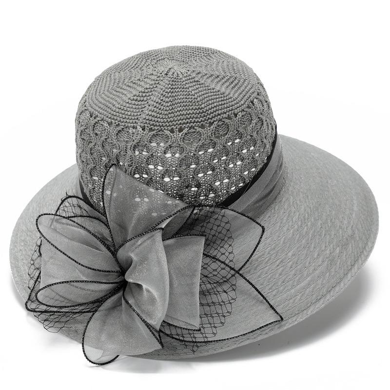 Весенне-летняя шляпа женская шляпа от солнца тонкая с большими полями защита от солнца шляпа-панама от солнца