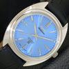 VINTAGE HMT KOHINOOR HAND-WINDING INDIAN MENS SKY BLUE DIAL WATCH A440993-4 HT-a440993