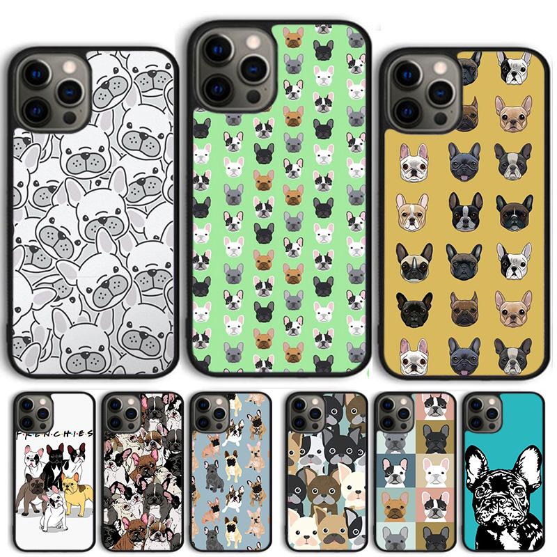 Чехол для телефона с французским бульдогом Для iPhone 17 Air 15 16 Чехол 11 13 14 Pro Max 12 Plus Max Fundas