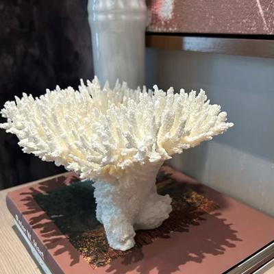 Современные Геометрические Искусственные Коралловые Скульптуры-Украшения, Белые Модели Кораллов, Изделия из Смолы, Декор для Дома