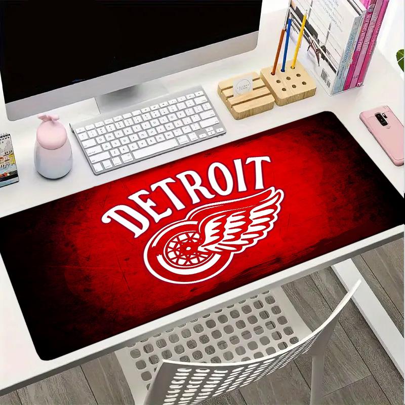Red Wings Mouse pad, Gaming Mouse Pad, keyboard pad, Desk Decor for computer notebook Fan Gift Birthday Gift