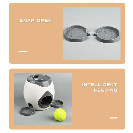 Yousheng Automatic Dog Ball Launcher Interactive Tennis Ball Indoor Outdoor Thrower Dog Fetch Ball Play Game for Small And Medium Dogs