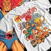 Подарок с ThunderCats Аниме, Аниме Футболка, Аниме Футболка, Футболка с Аниме Рисунком, Летний Свободный Хлопковый Модный Топ для Мужчин и Женщин