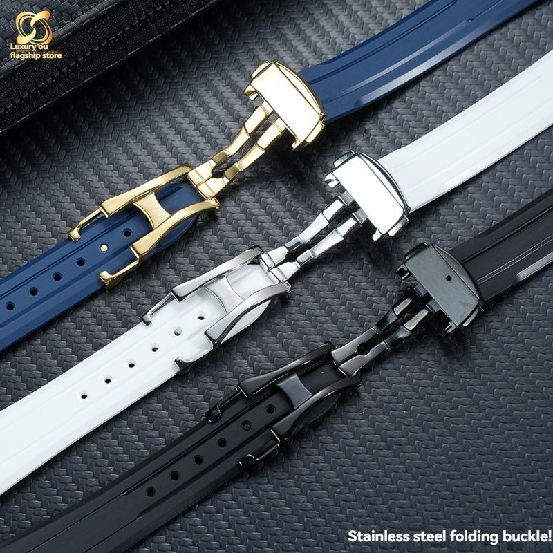 Для часов совместной серии Omega&Swatch Super Moon Seamaster 300 Мужские часы Высококачественный силиконовый водонепроницаемый ремешок для часов
