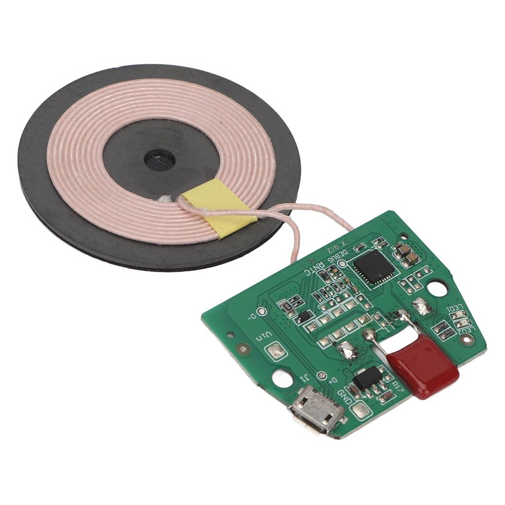 Wireless Charging Module QI Standard Fast Charging Micro USB Port Coil DIY Wireless Charger PCBA