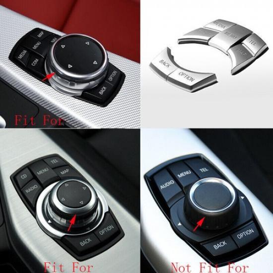 Для BMW 3 5 6 7 Серии X1 X3 F10 5X Хромированная накладка на кнопку мультимедиа iDrive