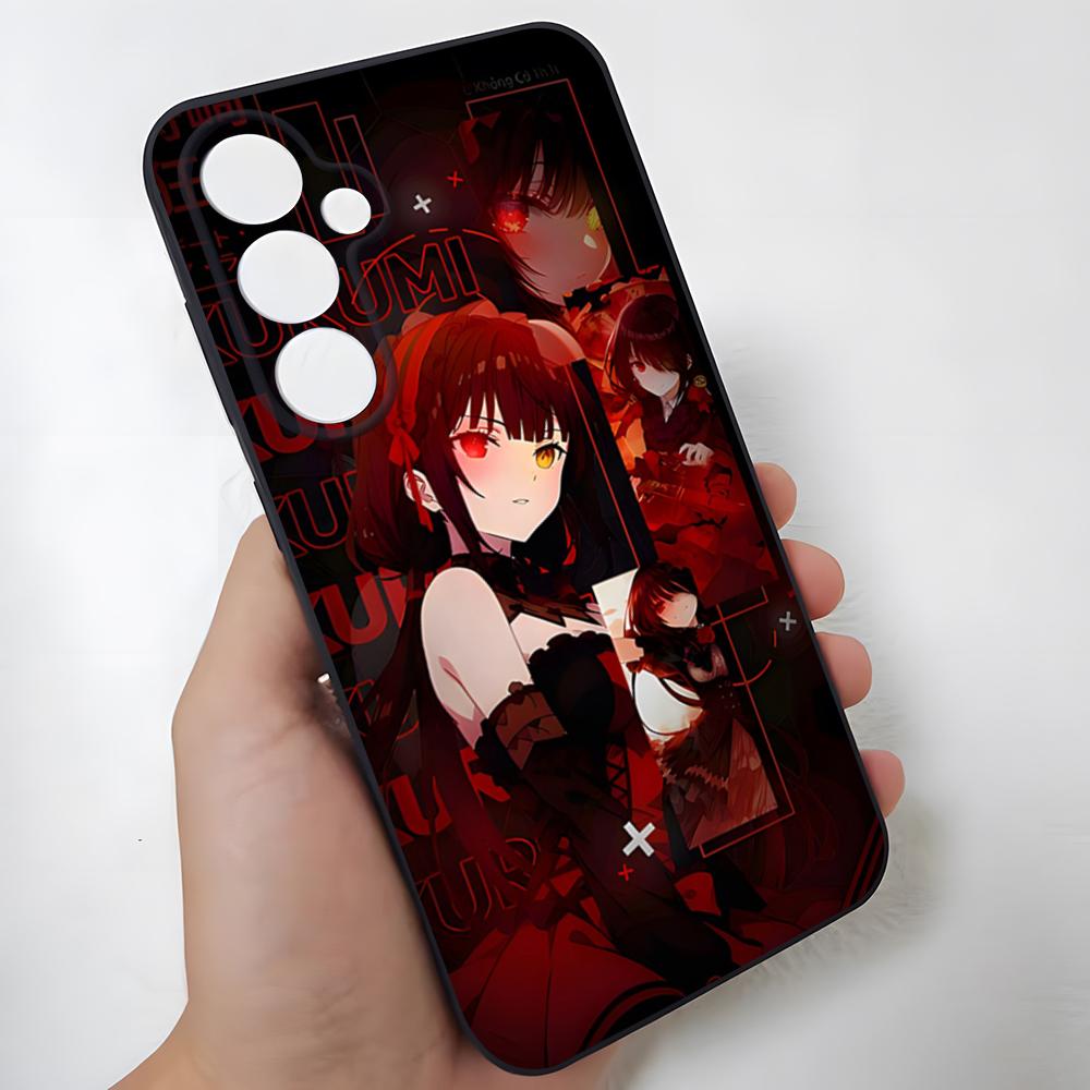Аниме Date A Live Токисаки Куруми Милый чехол для телефона для Samsung S26 Ultra S25 Edge Ultra S23 S22 S21 S20 Ultra Plus S24 Fe Стекло C