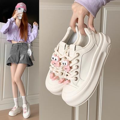 2025 маленькие белые туфли детские осенние новые корейская версия ins студентки досуг спорт универсальные кеды уличная съемка MXD06