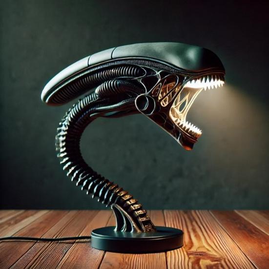 Подставка для свечи в виде инопланетного существа, смола, статуэтка инопланетянина, подставка для свечи, настольная лампа для украшения