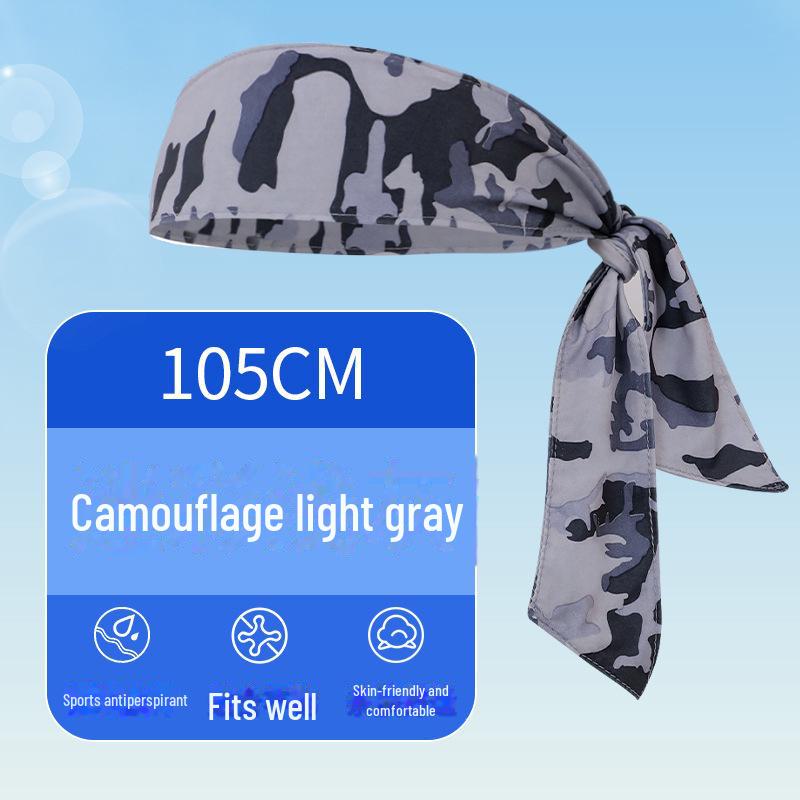 Летняя быстросохнущая теннисная повязка на голову Ice Silk и регулируемый пояс для защиты от пота для велоспорта и спорта