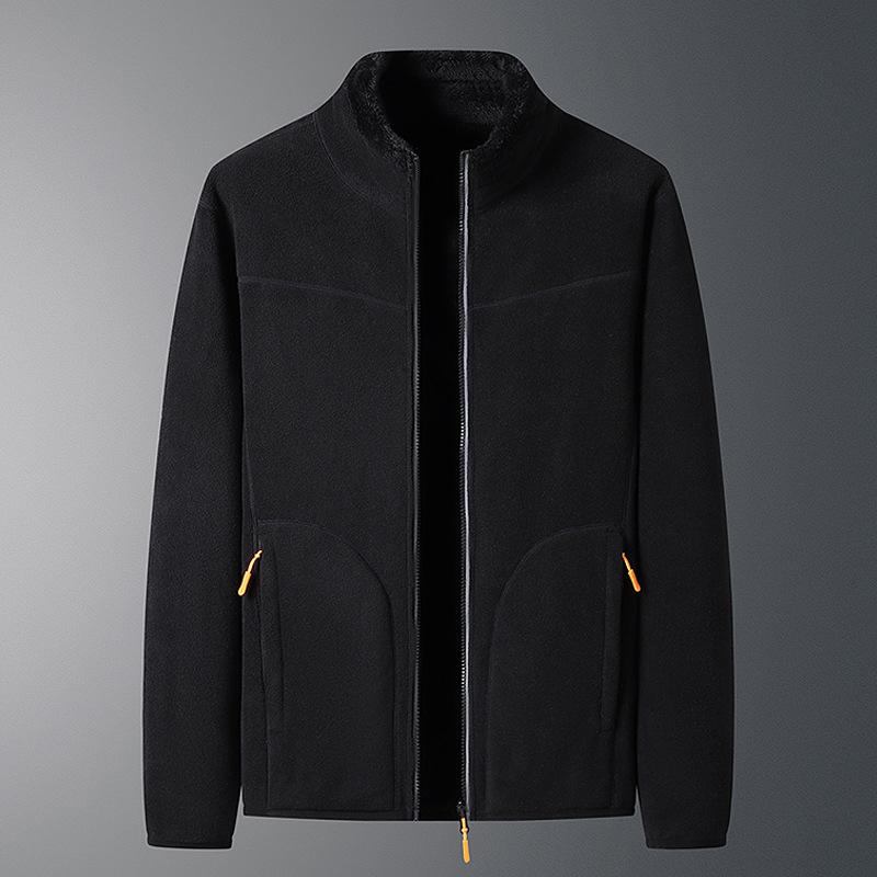 Кардиган на молнии, свитер, мужская зимняя флисовая одежда, женская одежда, куртка из кораллового флиса, зимняя одежда