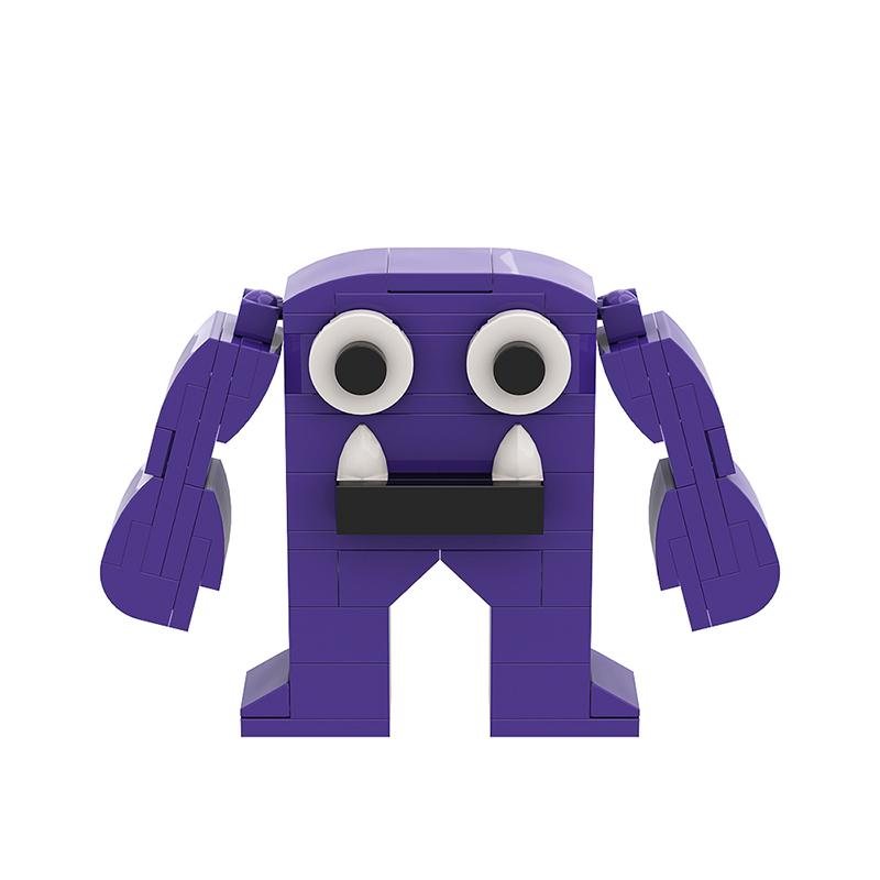 Gobricks Garten Of Banban Bricks Game Green Headed Monster Flamingo MOC Model Building Blocks Children's Educationa Gifts