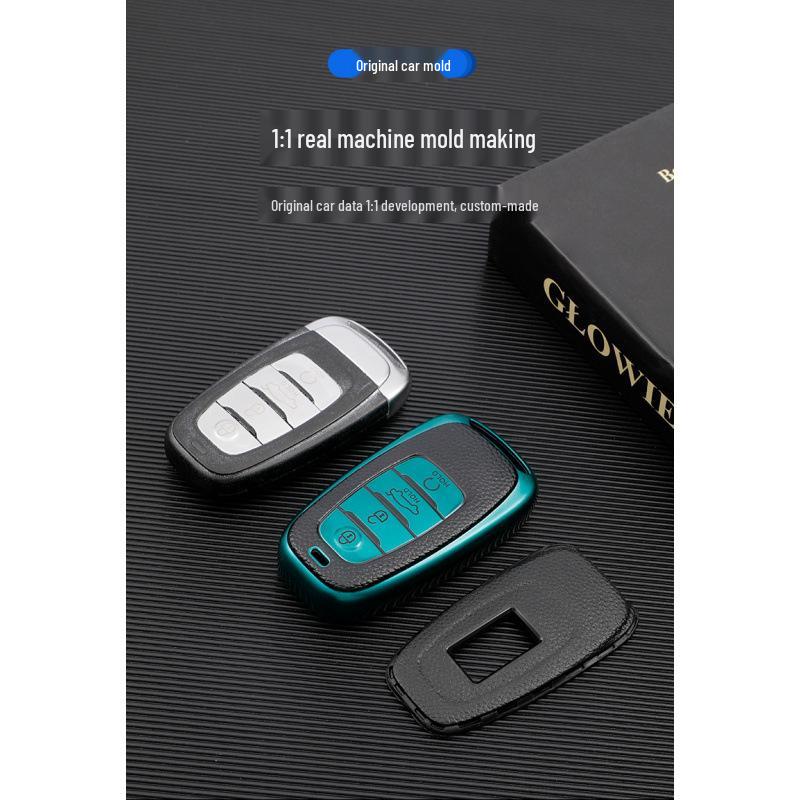 High-Grade Drop-Proof Car Key Shell for Hongqi H5 & E-HS9 - Unisex 2022 Edition