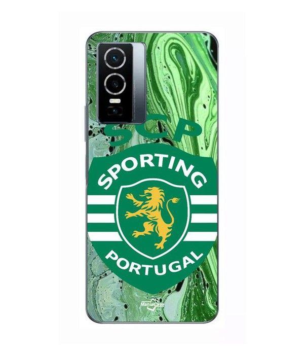 Coque Pour Vivo Y76 5G SCP SPORTING PORTUGAL FOND VERT Maniacase