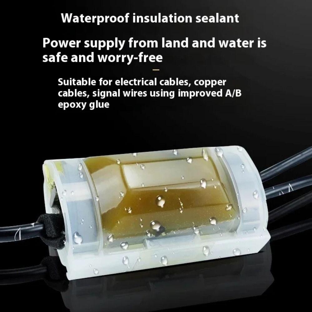 Seal Glue Filled Junction Box Strong Resilience Outdoor Junction Box Outdoor Installation