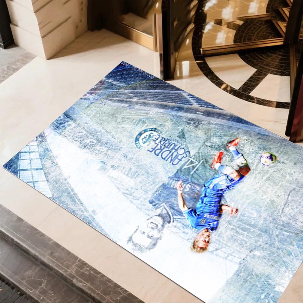 Football Player Action Carpet Suitable for Game Room Living Rooms Kitchen Foyer Anti-slip Rug Office home decor Perfect Gift for Women/Men