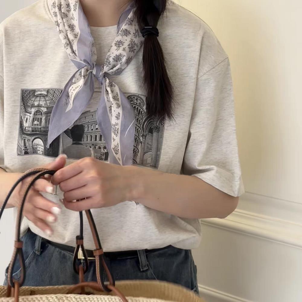 Summer Retro Triangle Headscarf Korean Polka Dot Scarf Kawaii Triangle Scarf Spring Shawl Women's Scarf White Handkerchief NEW