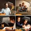 Flexible LED Table Lamp 360°Folding Reading Light LED Clip-on Desk Lamp  Study Stand