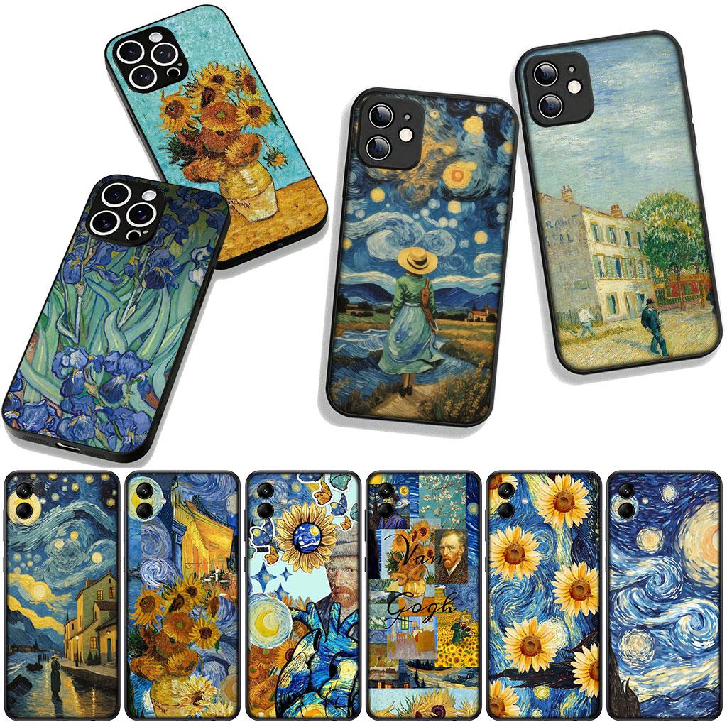 Starry Night Van Gogh Sky Art Cover for Samsung Galaxy A36 A17 A26 A07 A35 A54 A53 A13 A33 A34 S8 S9 S20 S21 FE S10 Plus Case