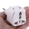 Brazil Euro Plug To 2 Splitter Universal Uk/Us/Eu/Au 2 3 Pins Socket Adapter