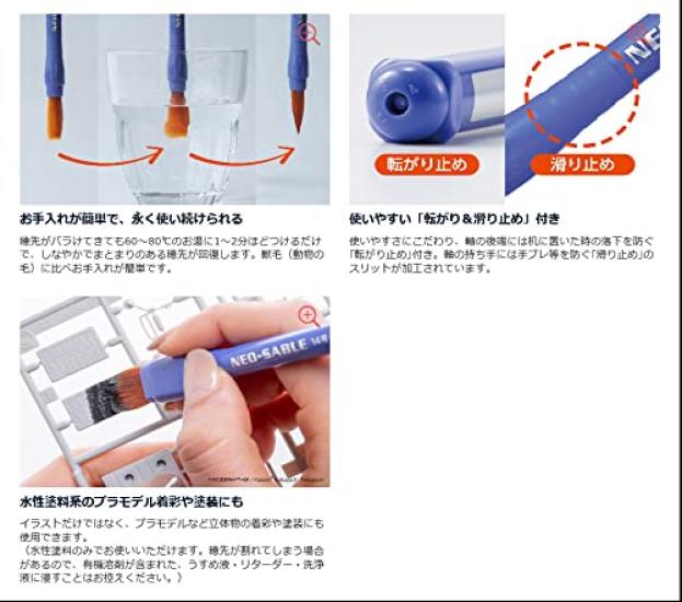 Pentel Pentel Fude Neo Sable Набор круглых кистей 0 шт.. XZBNR-0 [Оптом 10]