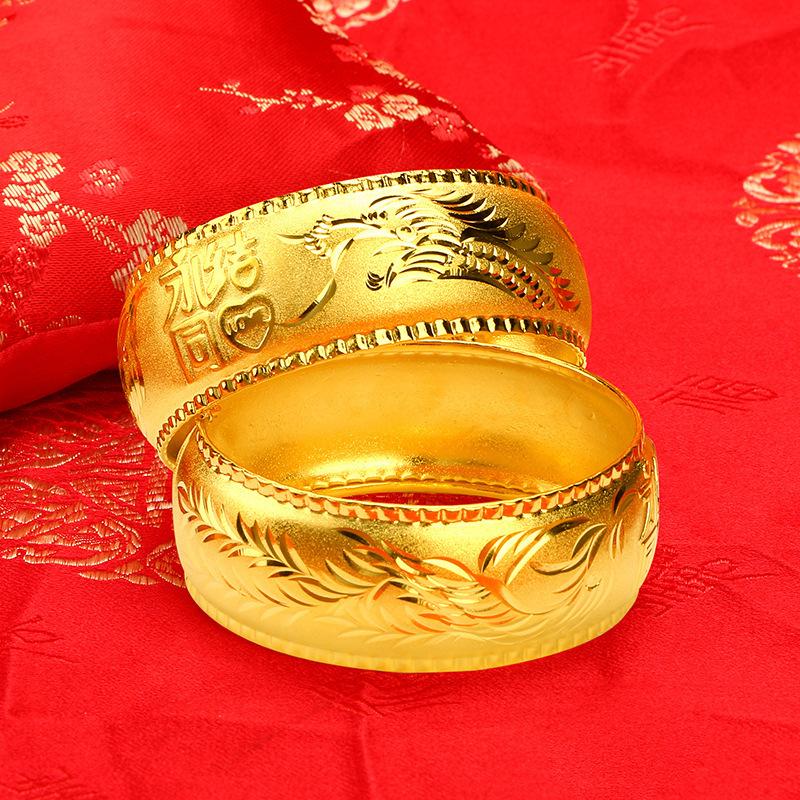 Золотой цвет невесты, тонкий браслет с драконом и фениксом, вечная любовь, браслет золотого цвета, детский свадебный браслет, свадебные аксессуары