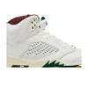 Air Jordan 5 Retro 'El Grito - Sail' (Unisex) Sail / Coconut Milk / Pine Green / Dark Pony Vintage Basketball Shoes HF8833 100