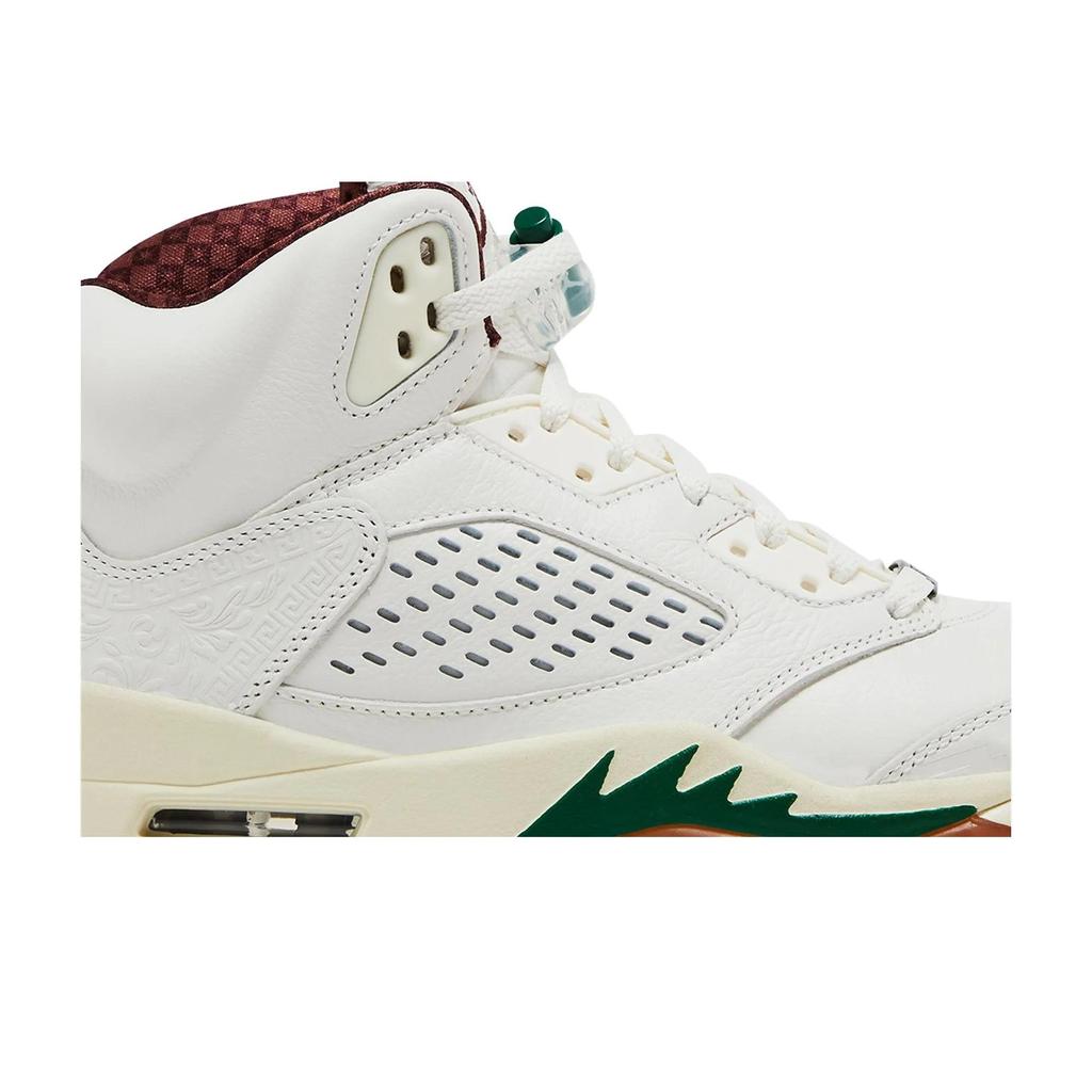 Air Jordan 5 Retro 'El Grito - Sail' (Unisex) Sail / Coconut Milk / Pine Green / Dark Pony Vintage Basketball Shoes HF8833 100