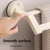 Bathroom Accessories Space Aluminum Suction Towel Rack Wall-mounted Perforation-free Storage Rack Double Pole