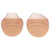 1 Pair of Hidding Non Slip High Heel Forefoot Pad Cushion Foot Care Tool (Beige)